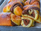 Cornetti bicolore alla nutella sofficissimi
