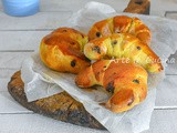 Cornetti cookies con gocce di cioccolato