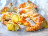 Cornetti di sfoglia alla crema