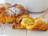 Cornetti di sfoglia mele e crema