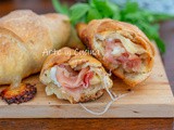 Cornetti veloci prosciutto e mozzarella