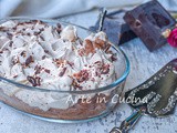 Crema al cioccolato e caffè paradiso dolce al cucchiaio