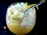 Crema al limone e crumble al cocco