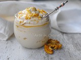 Crema alle noci e caffè mousse dolce al cucchiaio