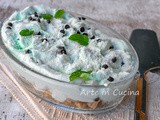 Crema menta e cocco con wafer
