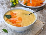 Crema pasticcera al melone dolce al cucchiaio