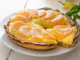 Crostata al mandarino dolce alla crema