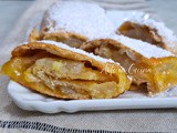 Crostata arrotolata pere e marmellata dolce facile e veloce