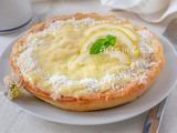 Crostata con crema al limone e cocco