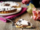 Crostata con doppia crema al latte e cioccolato