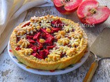 Crostata con mele rosse red love