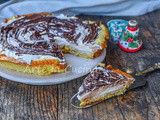 Crostata con pandoro nutella e panna veloce