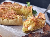 Crostata con patate pasticciate e prosciutto