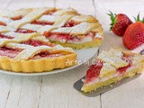 Crostata con ricotta e fragole