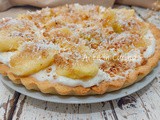 Crostata crema al cocco e fichi