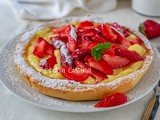 Crostata crema e fragole facilissima