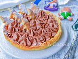 Crostata di Natale con crema paradiso fredda