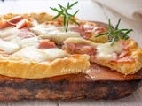 Crostata di sfoglia mortadella e provola