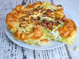Crostata di sfoglia ricotta e zucchine
