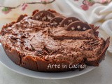 Crostata fredda ai pan di stelle e cioccolato