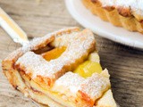 Crostata morbida pere crema e marmellata ricetta facile