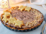 Crostata natalizia al pandoro con nutella