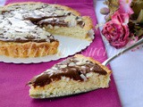 Crostata nutella con ricotta e mascarpone morbida