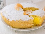 Crostata ripiena con crema al mandarino