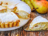Crostata ripiena ricotta e pera morbidissima