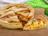 Crostata salata ai salumi facile e veloce