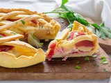 Crostata salata con patate e prosciutto