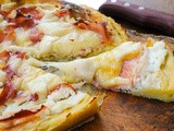 Crostata salata di patate con ricotta e prosciutto