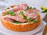 Crostata salata fredda con mortadella