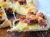 Crostata salsiccia stracchino e patate senza burro