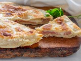 Crostata speck e provola in padella
