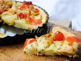 Crostata tonno pomodori e patate in pasta brise