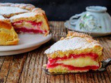 Crostata zuppetta con pan di spagna e crema