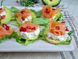 Crostini al salmone e formaggio