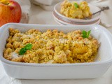 Crumble di mele alla cannella senza burro