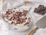 Dolce con wafer e mascarpone al cucchiaio