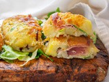 Fagottini di patate prosciutto e zucchine