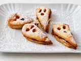 Fantasmini alla marmellata: biscotti di sfoglia