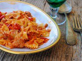 Farfalle al tonno con pomodoro e olive ricetta veloce