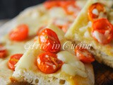 Focaccia a lunga lievitazione in frigo soffice