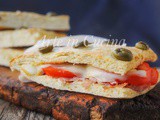 Focaccia alle olive verdi farcita ricetta veloce