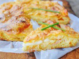 Focaccia di patate salmone e provola ricetta facile