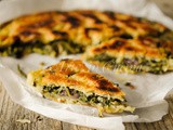 Focaccia senza lievito in padella con scarole