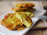 Frittelle con zucchine mortadella e formaggio