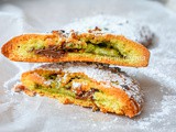 Frolle con pistacchio e nutella