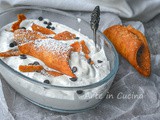 Gelato cannolo siciliano dolce al cucchiaio